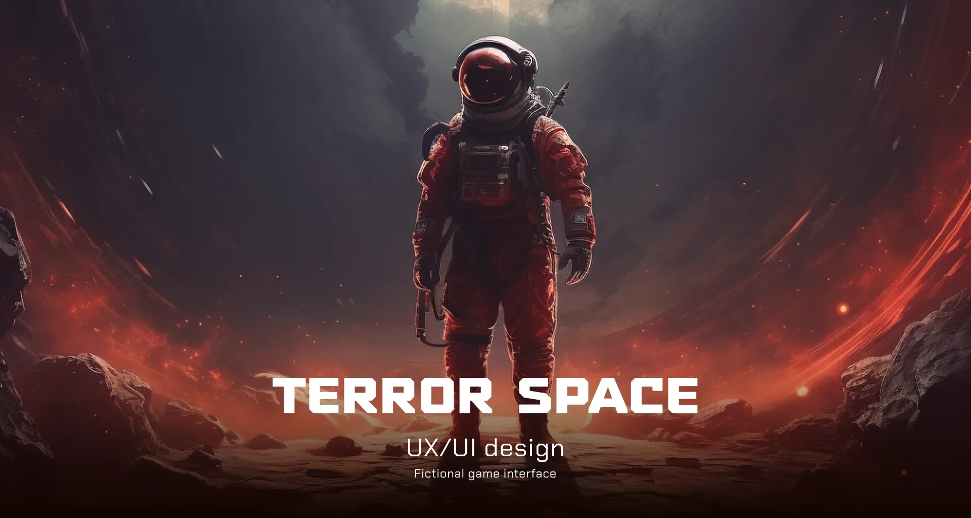 Terror space — fictional game — final UI in game