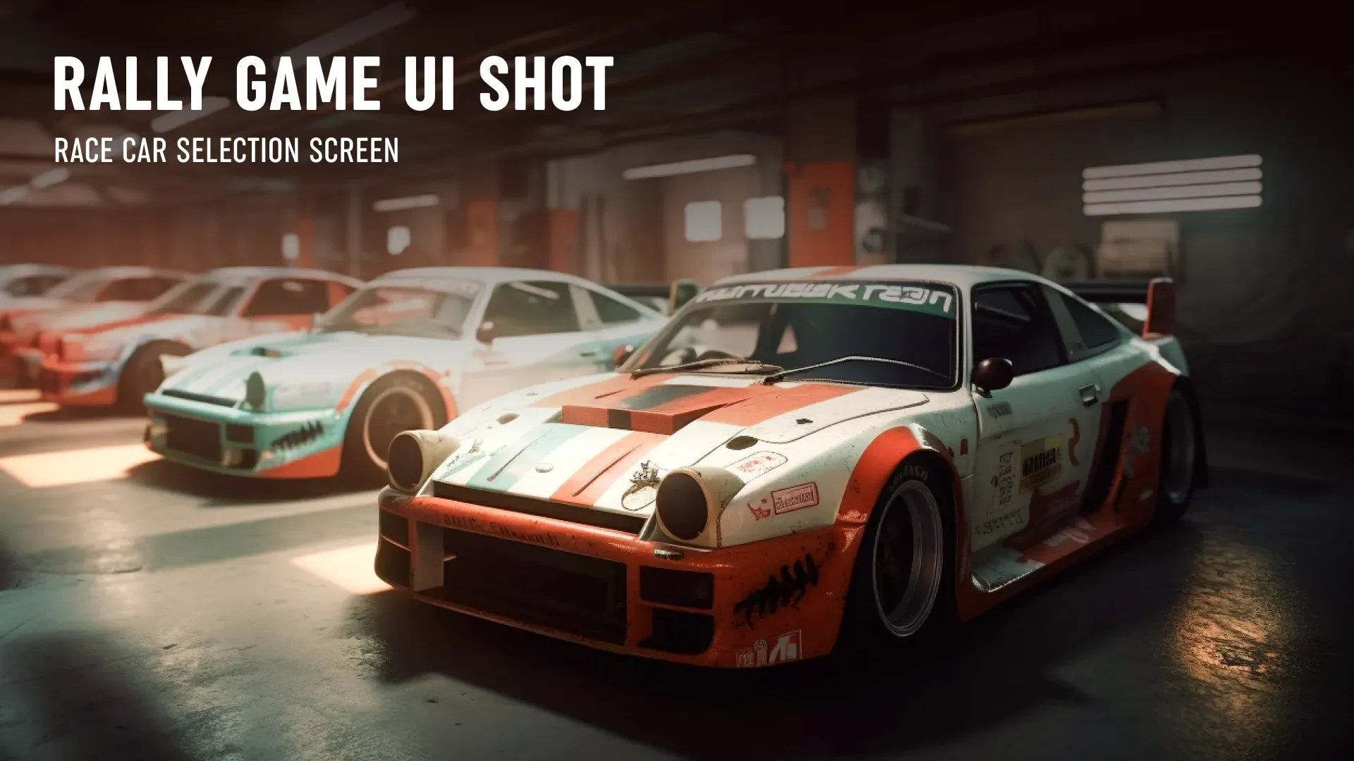 Game UI Shot — Race game — final UI in game