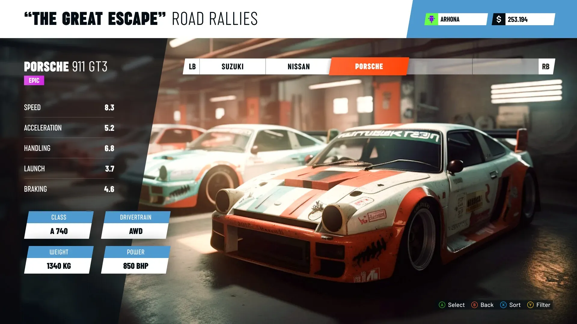 Game UI Shot — Race game — screen 2