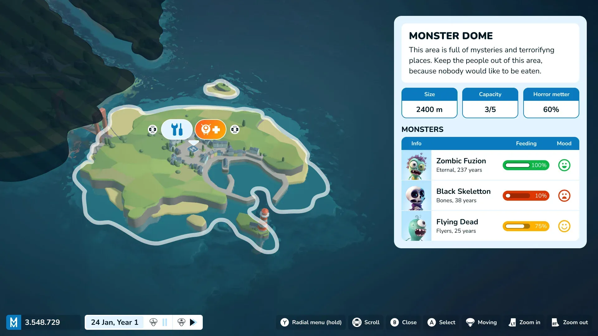 Planet Monster — screen 3