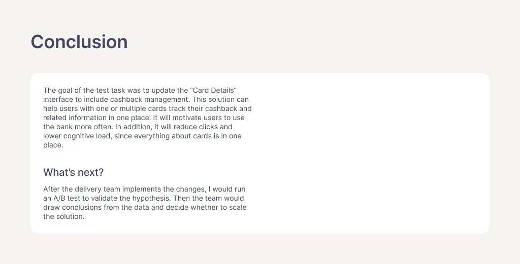 Uralsib. Redesign of the “Card Details” section — screen 14